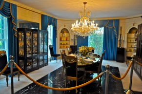 The dining area when you step into the foyer