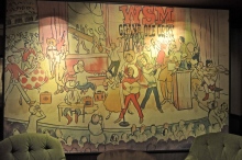 Cartoon hanging in the Family Room containing many Opry Artists